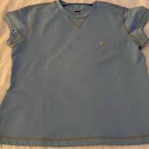 FILA Blue/Taupe Spandex Top.